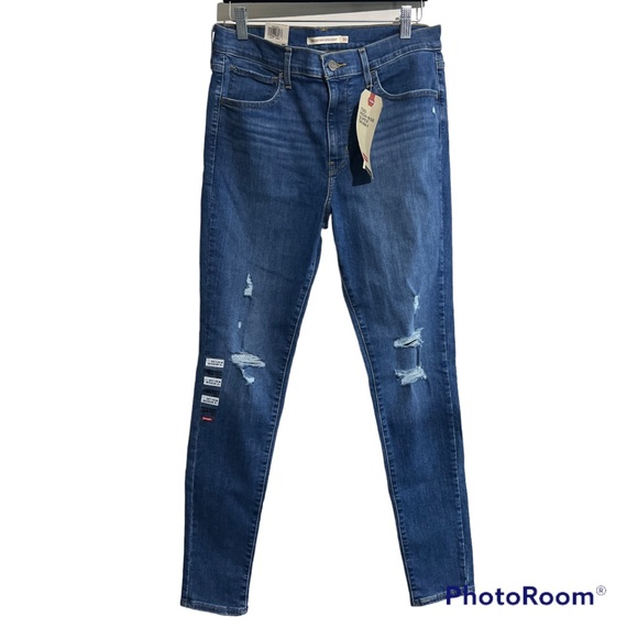 NWT Levi’s 720 HIGH RISE SUPER SKINNY WOMEN'S JEANS 30 - Picture 3 of 9